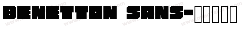 Benetton Sans字体转换